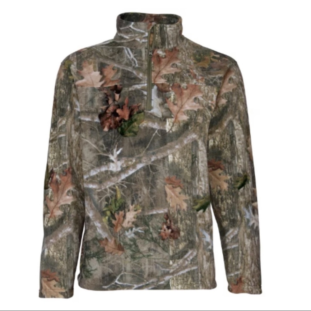 Red Head Camo Fleece Quarter Zip